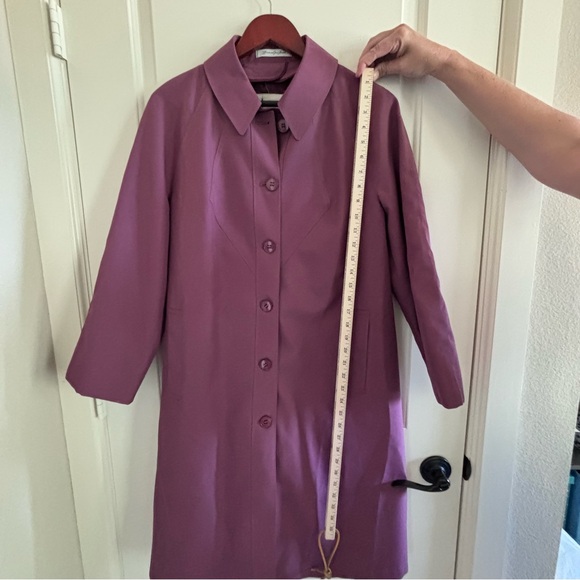 Vintage Misty Harbor pink trench coat EUC - Picture 6 of 6
